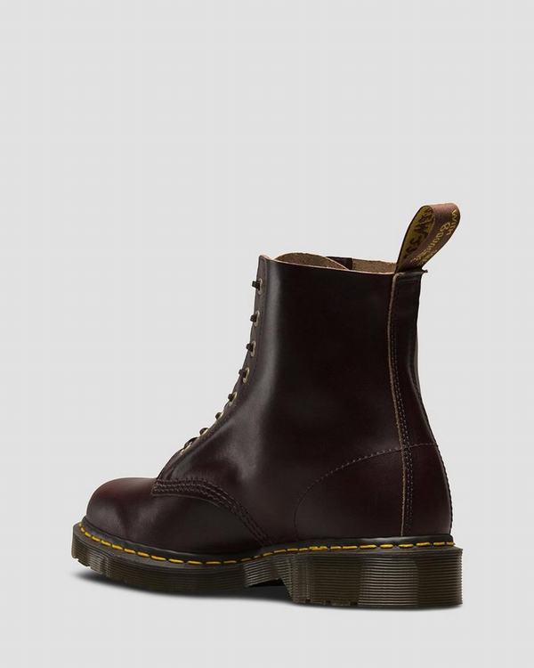 Dr Martens Dámské Kotníkové Boty 1460 Pascal Chromexcel Vínové, CZ-920136